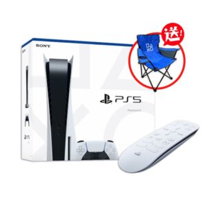SONY PS5光碟版主機+PS5媒體遙控器 送露營摺疊椅新北收購